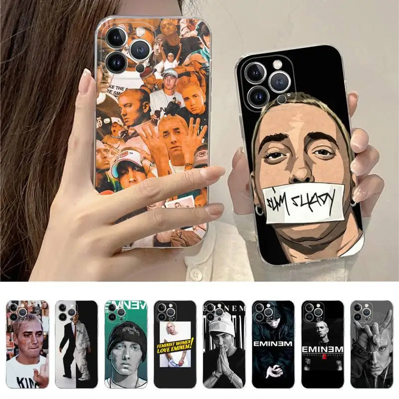 

Marshall Mathers Eminem Phone Case For iPhone 14 11 12 13 Mini Pro XS Max Cover 6 7 8 Plus X XR SE 2020 Funda Shell