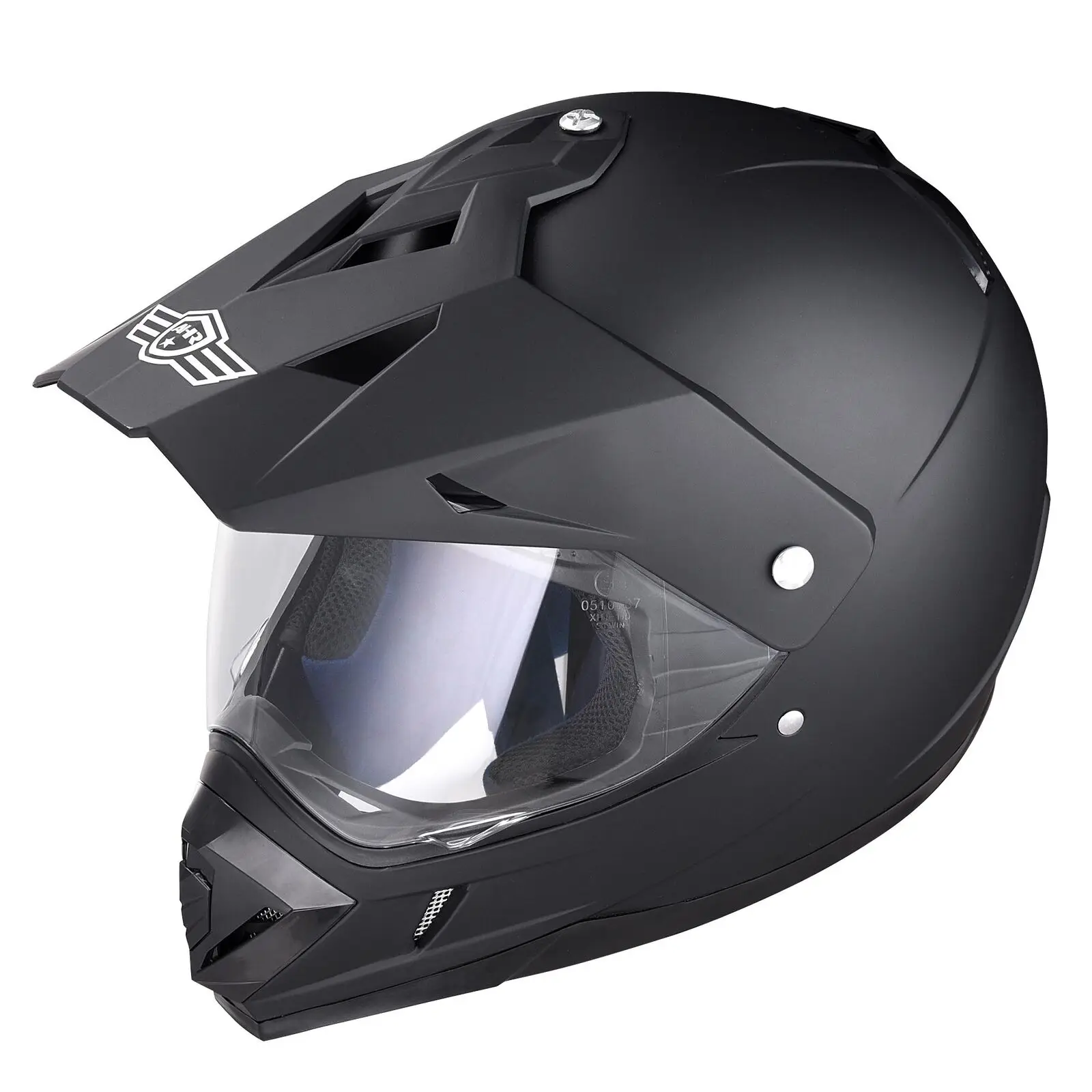 

Motorcross Helmets with Shield Easy Cleaning Lightweight ABS Shell Helmets