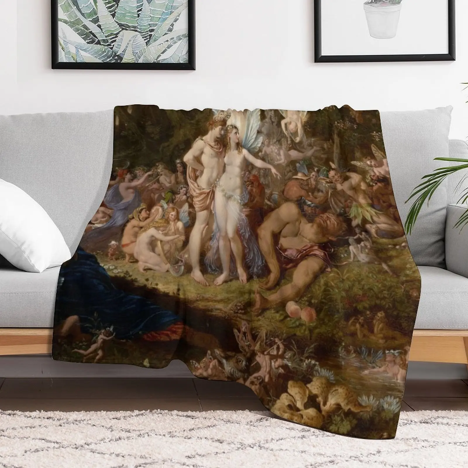 Разборка оберрона и титании — одеяло Джозефа Ноэля Патона