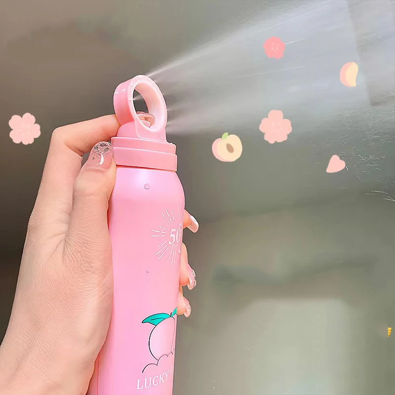 

360 Ring Small Aperture Peach Sunscreen Spray SPF50+PA+++ Whole Body UV Protection Super 150ml