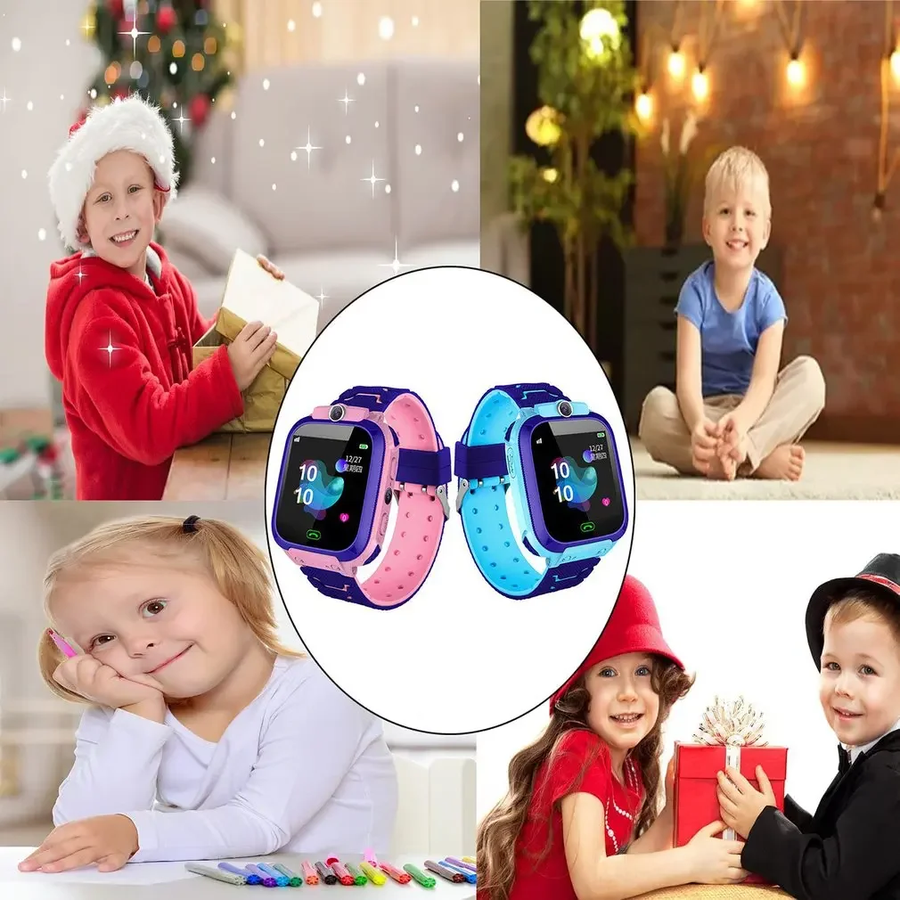 

Q12 Kids Smart Watch SOS Smartwatch For Children SIM Card LBS Location Photo Waterproof Gift For Boys and Girls for IOS Android