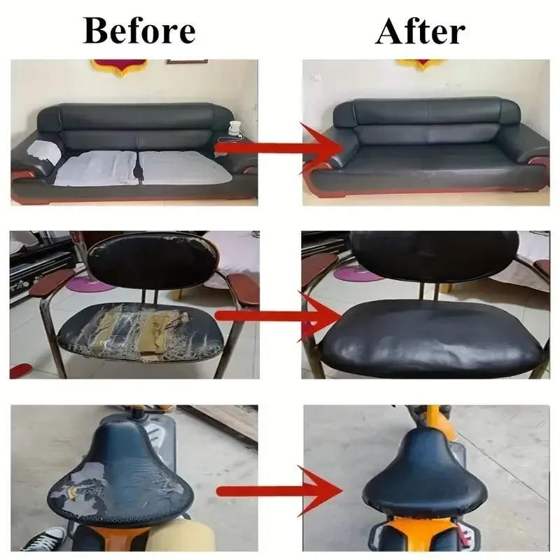 Большой размер самоклеящаяся кожаная наклейка для дивана салона автомобиля