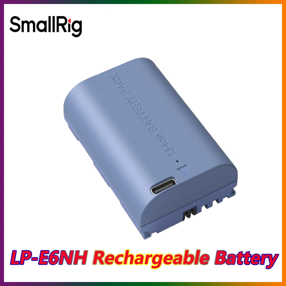 Smallrig 4264 LP-E6NH USB-C аккумуляторная батарея для камеры 2400 мАч 7 2 В премиум-класса Canon EOS