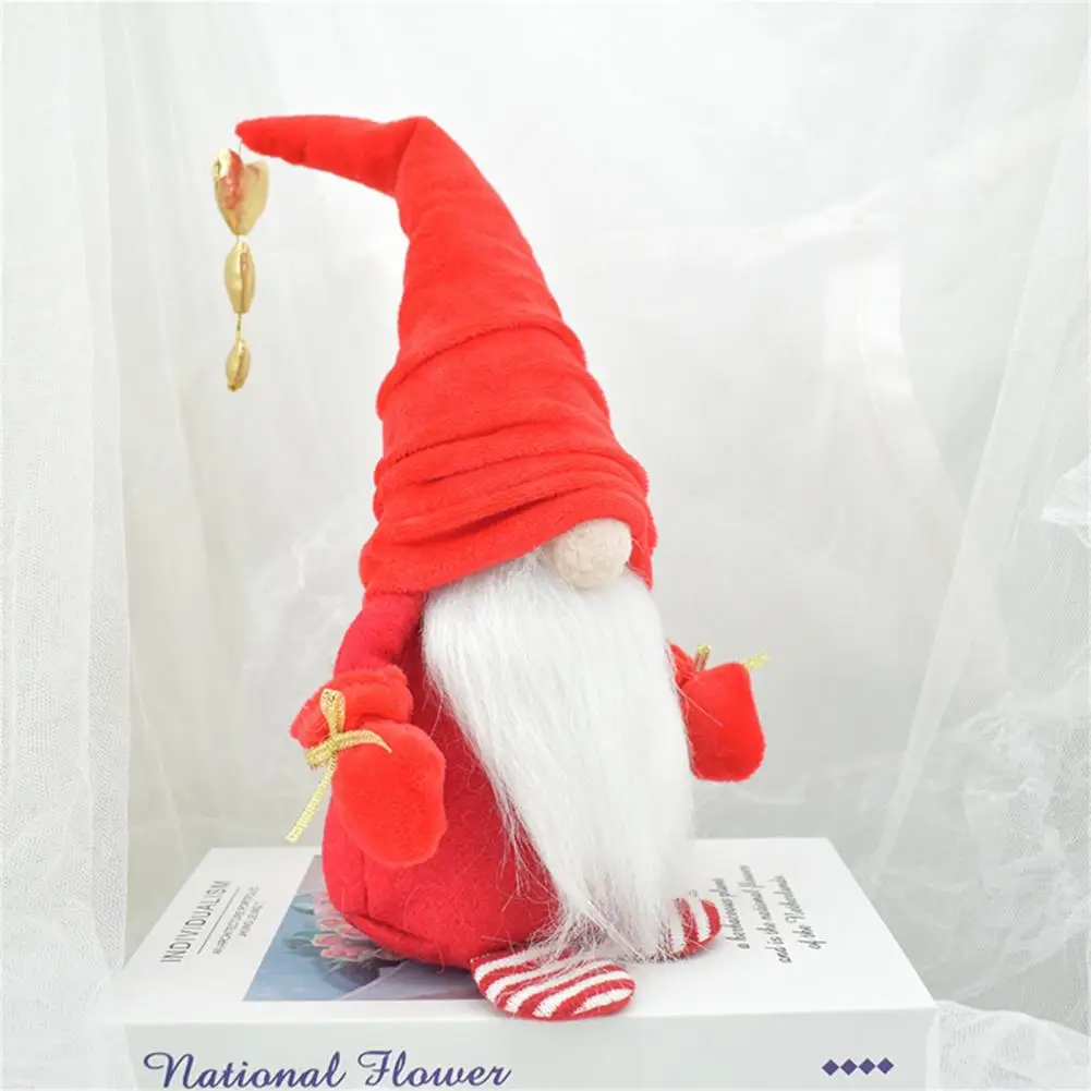 Очаровательная шведская кукла гном Tomte декоративная безлицевая привлекательная