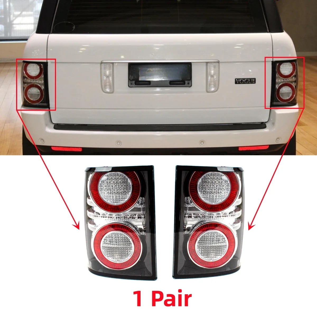 

Для Land Rover Range HSE VOGUE L322 2010 2011 2012, автомобильные аксессуары, светодиодный задний фонарь, задний стоп-сигнал, поворотник LR 028513 LR 028515