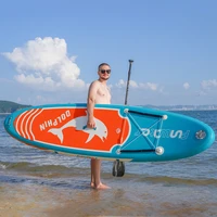funwater inflatable stand up sup paddle board upright surfing board swimming skateboard widebody family fun playing with wate