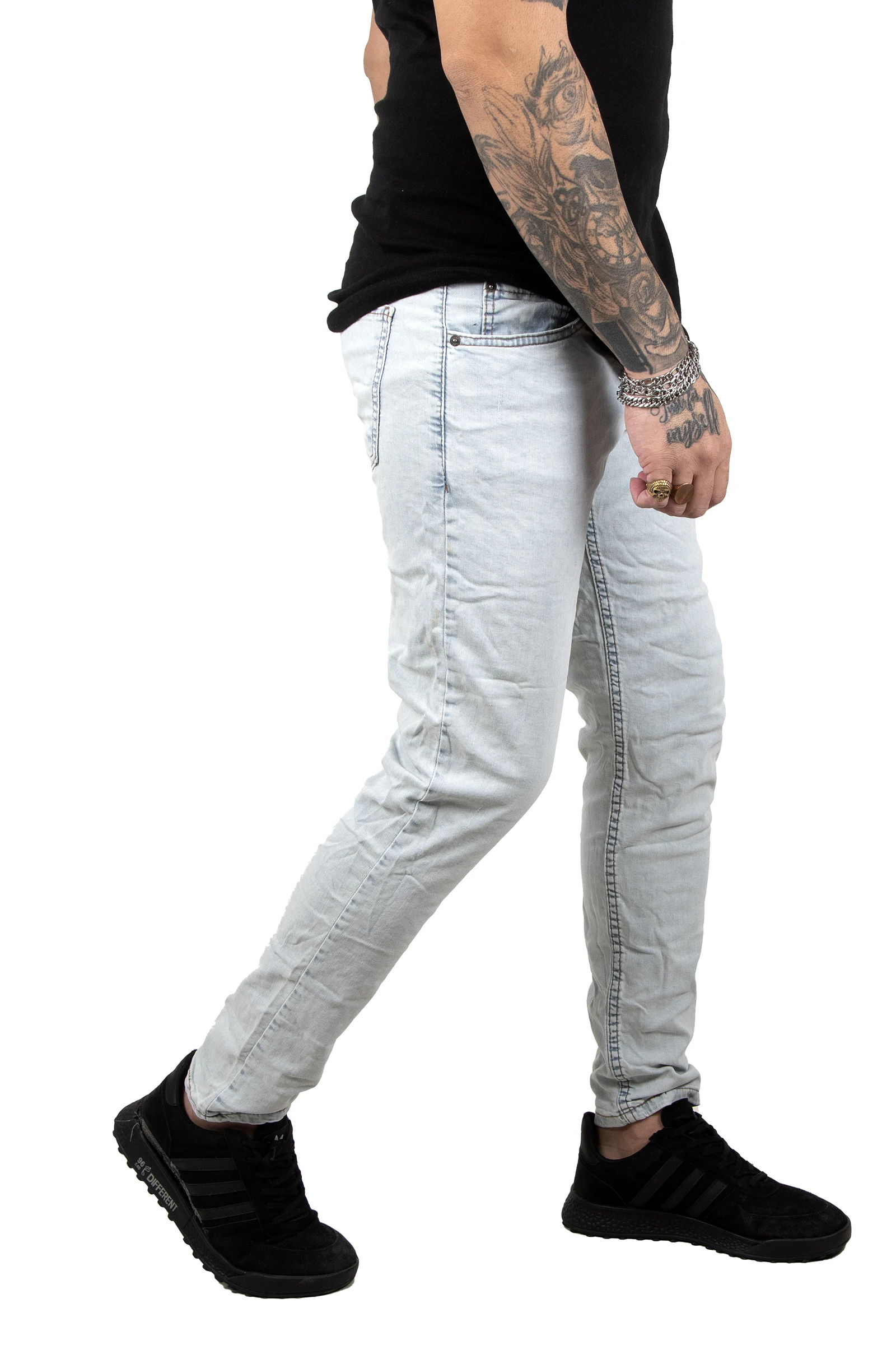 DeepSEA Lycra Narrow Cut Slim Men 'S Jeans Pants 2305351