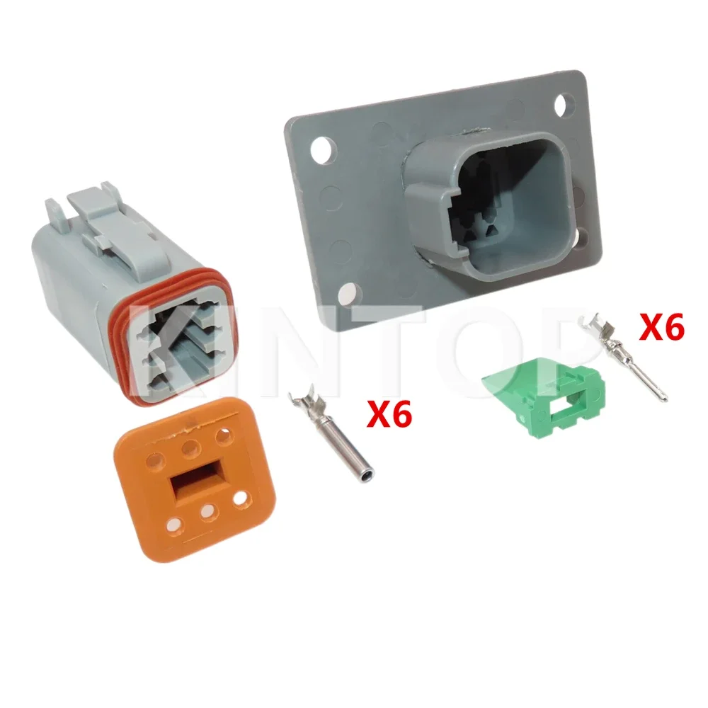 

1 комплект, 2/3/4/6/8/12 контактов, сборка переменного тока, автоматический пластиковый корпус, автомобильная водонепроницаемая розетка DT04-2P-L012 DT04-3P-L012 DT04-4P-L012