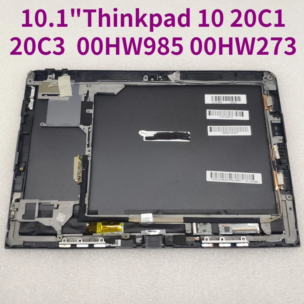 

10.1"WUXGA Touch Screen Digitizer Assembly Display 00HW985 00HW273 00HW984 For Thinkpad 10 20C1 20C3