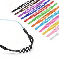 1 pc color elastic silicone eyeglasses straps sunglasses chain sports anti slip string glasses ropes band cord holder