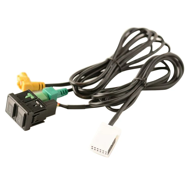 

Car USB AUX Switch Cable USB Audio Adapter RCD510 RNS315 for Passat B6 B7 Golf 5 MK5 Golf 6 MK6 Jetta 5 MK5