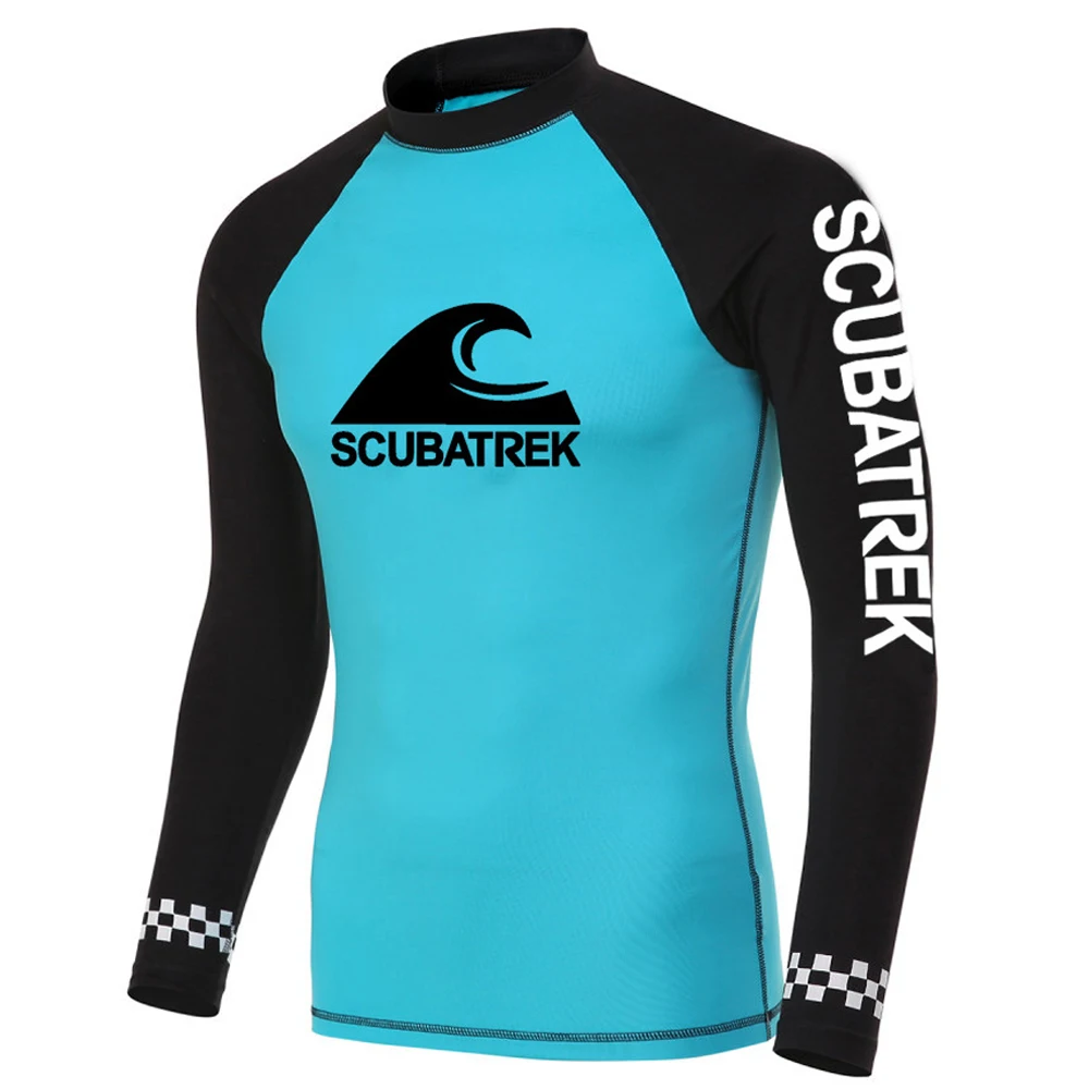 Мужская плавательная футболка купальник пляжная одежда с защитой от УФ-лучей для