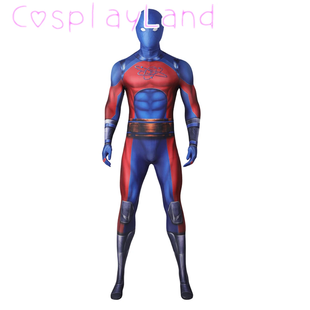 Карнавальный костюм на Хэллоуин черный Адама для косплея Atom Smasher 3d-костюм из