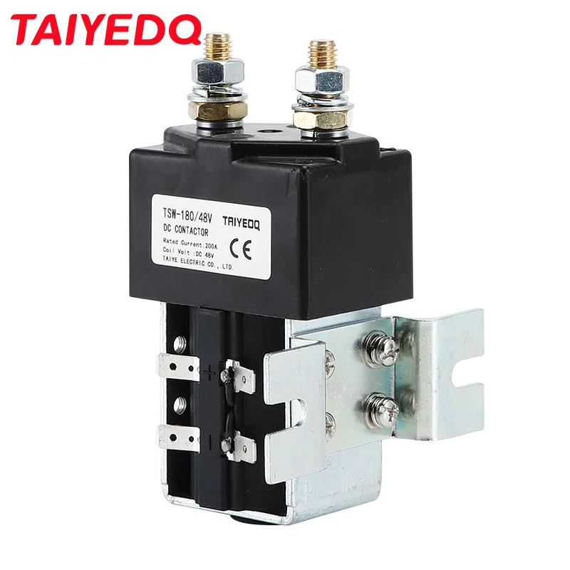 Contatores da C.c. Nenhum Normalmente Aberto Estilo 12v 24v 36v 48v 60v 72v 200a Contator da C.c. para a Manipulação da Empilhadeira Tsw180