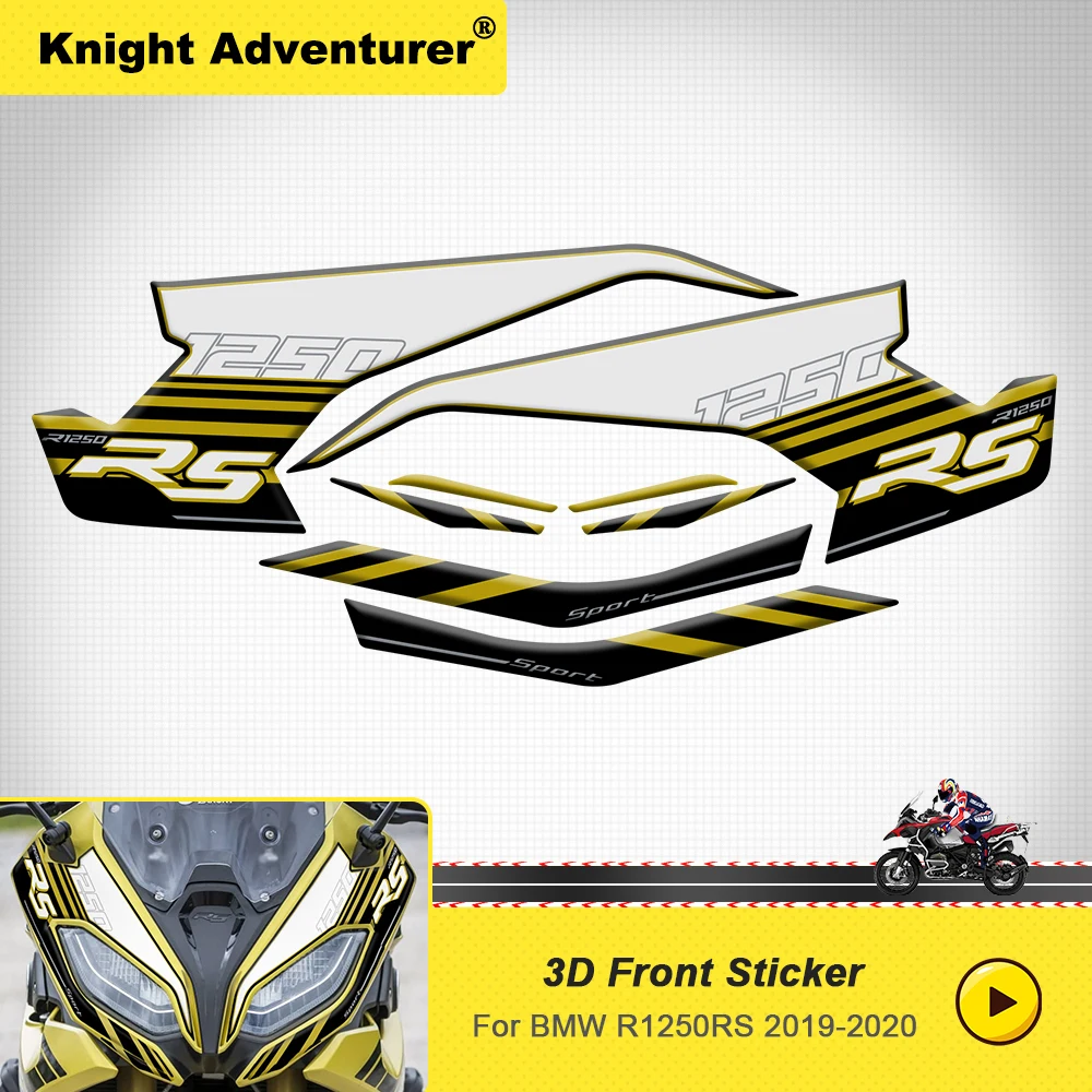 

Motorcycle Sticker 3D Gel Front Fairing Sticker Fuel Tank Decal For BMW R1250RS 2019 R 1250 RS 2020 r1250rs