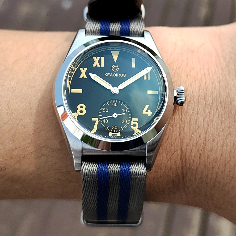 

Bubbleback Watch 36mm NH38 Men Automatic Mechanical Wristwatches Vintage Sports Watches Homage Luminous 200M Waterproof Clocks