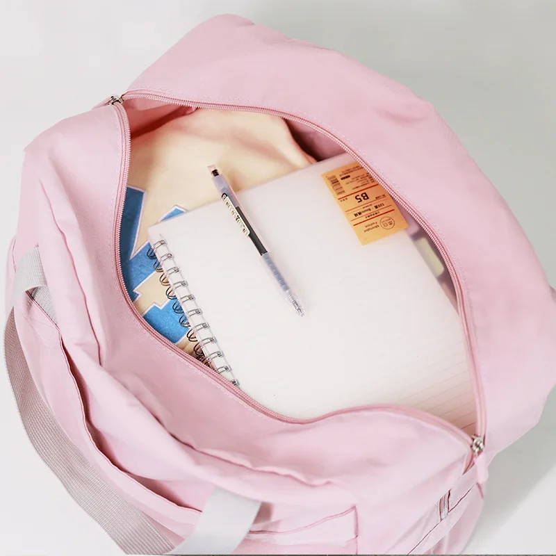 Portable Foldable Travel Duffels Large Capacity Luggage Storage Handbag Overnight Weekend Clothes Lightweight Organizer Pouch