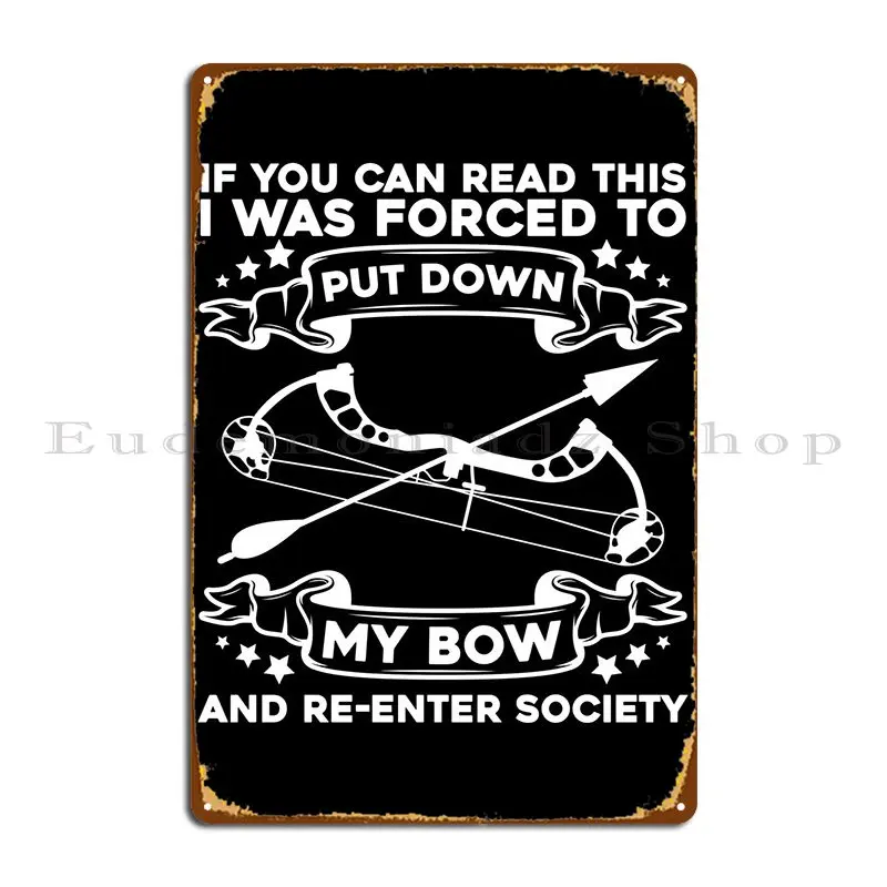 Лук охотничий Archer стрельба из лука металлический плакат для украшения гаража