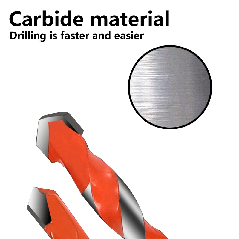 

10mm 12mm Triangle Drill Bit Alloy Triangle Drill Bit For Glass Plastic Tile Wood Drilling Sharp And Wear-resistant Drill