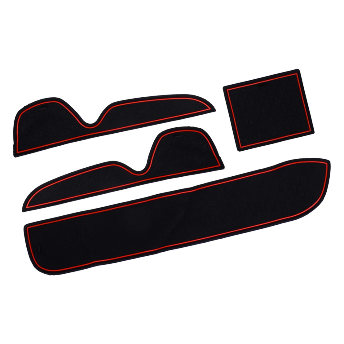 1 комплект черно-красный коврик для ворот нескользящий держатель дверной чашки