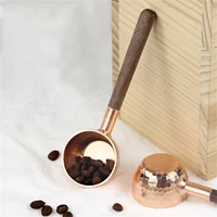 10g black walnut wood measuring spoon scoop coffee beans bar kitchen home baking tool measuring cup measuring tools for kitchen