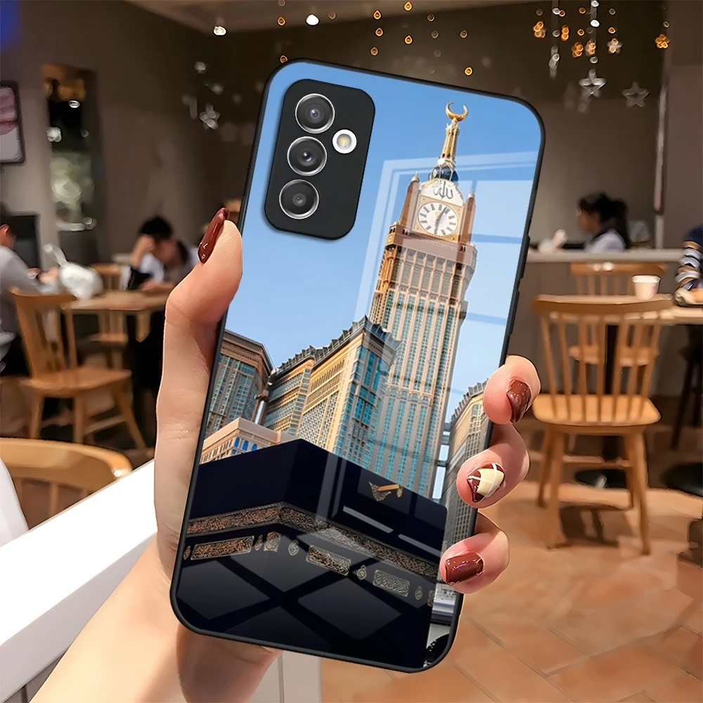 Стеклянный чехол для Samsung S20 S30 S21 A34 A54 A53 M54 A24 Note 20