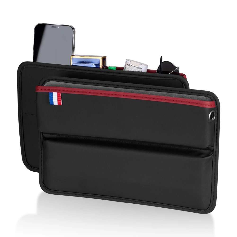 

Car Seat Gap Storage Box PU Leather Case Pocket for Car Seat Crevice Side Pocket Organizer Tidy Bag Collector 1pcs