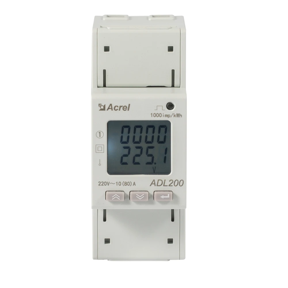 

Industrial LCD Display Ac Kwh Rs485 Communication Single Phase Two Wire Pv Energy Monitor Power Management Meter