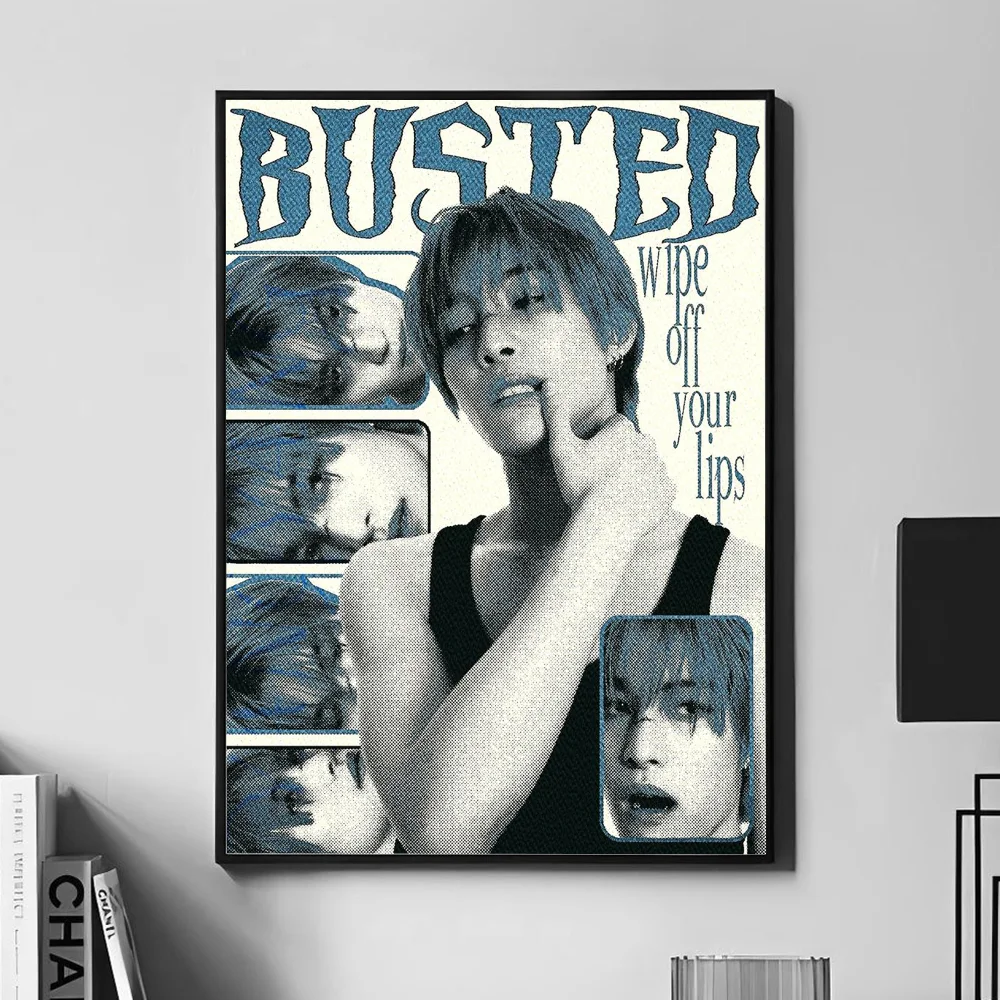 Певица W-woodz музыкальные альбомы B-busted плакат настенное искусство домашний декор