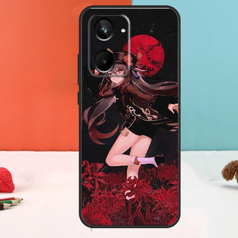 Genshin Impact Hutao для Realme 11 12 Pro Plus 9 10 GT5 GT3 GT Neo5 C35 C31 C30 C33 C51 C53 C55 C21Y C25s чехол