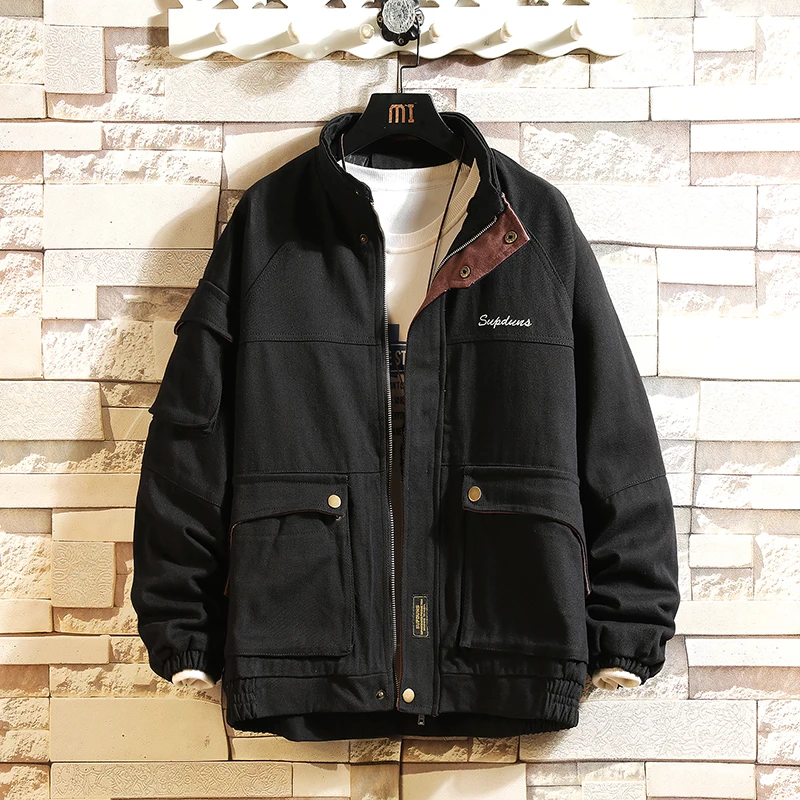 

Новая весенняя Мужская куртка, модная повседневная красивая стильная теплая куртка для колледжа, классная спортивная одежда, мужские куртк...