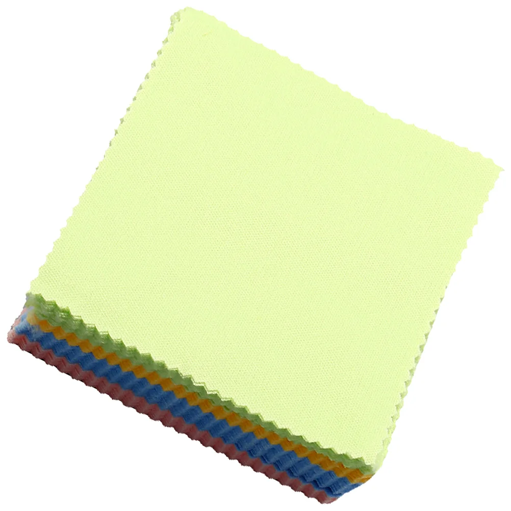 100 шт. ткань для очков цветные чистящие салфетки чистки линз маленькие экран