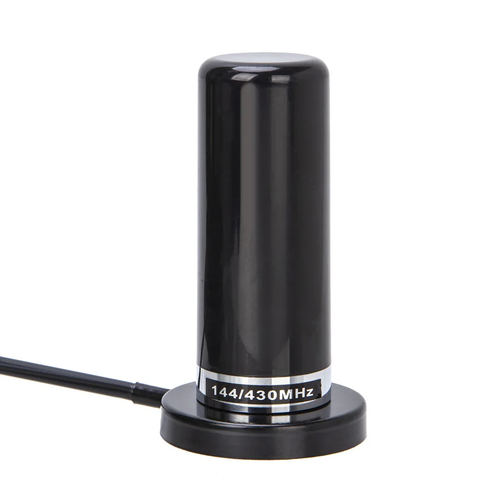 High-quality Mini Dual Section Car Walkie Talkie Antenna UHF/VHF PL259 Radio Antenna RG58 With Magnetic Mounting Base