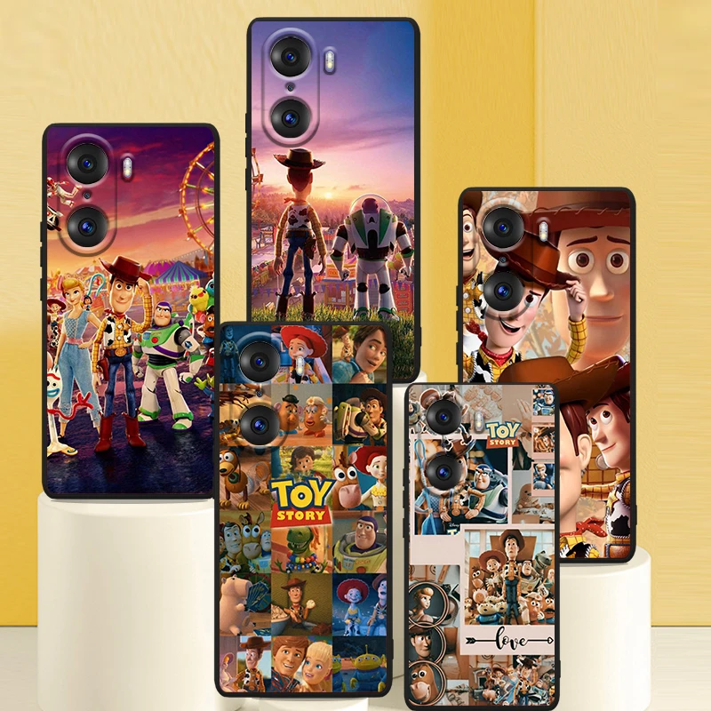 

Disney Toy Story Cartoon Phone Case For Honor 70 60 SE 50 X8 X7 X30 X20 20 10 10X 10i 9C 9A 9X 8A 8X Pro Lite Black Cover