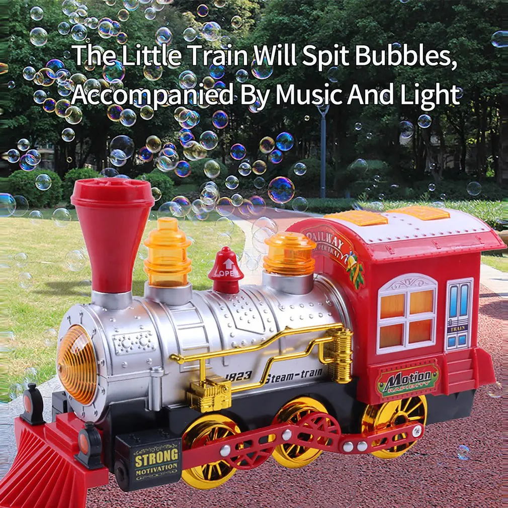 

Bubble Blowing Train Toy Colorful Lights Sounds And Action Soap Bubbles Kids Toys Outdoor Toys Bubble Toy For Children