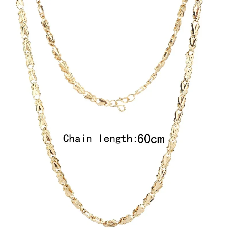 Новый Шарм-цепь Shamty ювелирные изделия из чистого золота Мужская цепочка