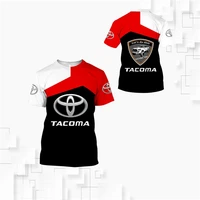 2022 summer new 3d racing off road motorcycle fashion casual short sleeves toyota logo lovers menwomen plus size loose t shirts
