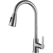 Kitchen Pull-Out Telescopic Cold And Hot Random Pulling Faucet Sink Dishwasher Basin Mixing Valve