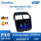 Автомобильная магнитола Dasaita, 1 din, 10,2 дюйма, для Mitsubishi ASX, Peugeot 4008, Citroen C4 Air Cross 2007-2017, Android 11, 10