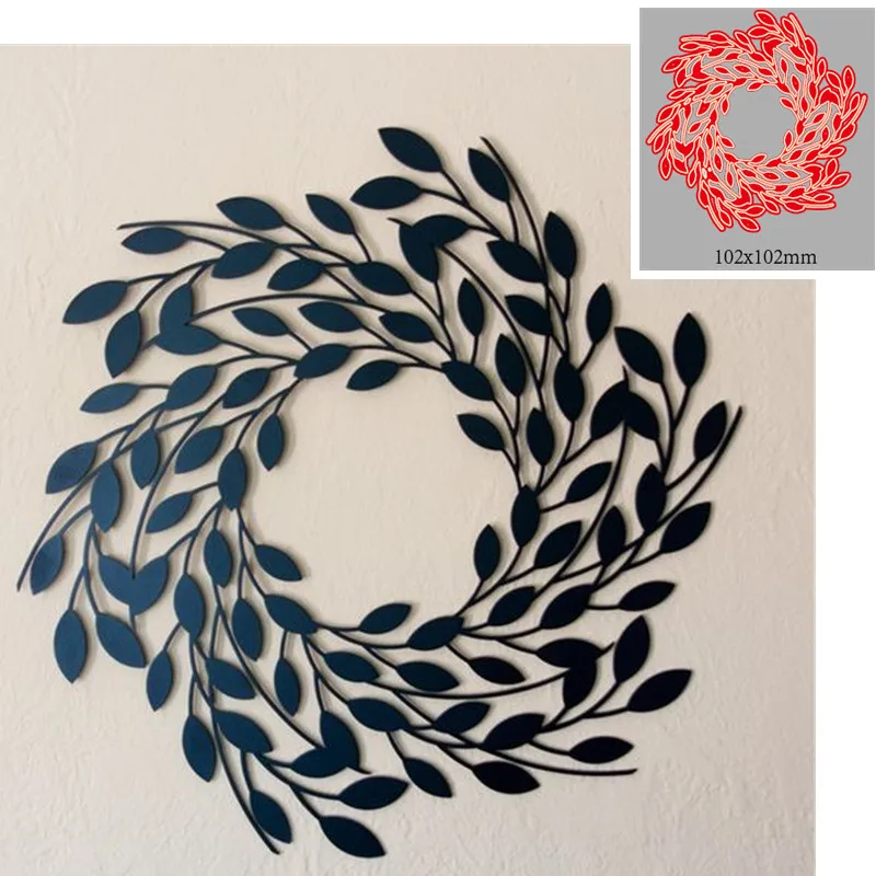 Металлические трафареты для резки листьев скрапбукинга рукоделия