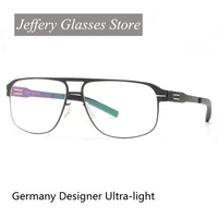 germany berlin screwless men ultra light prescription glasses frame businese fashion eyeglass spectacles original box