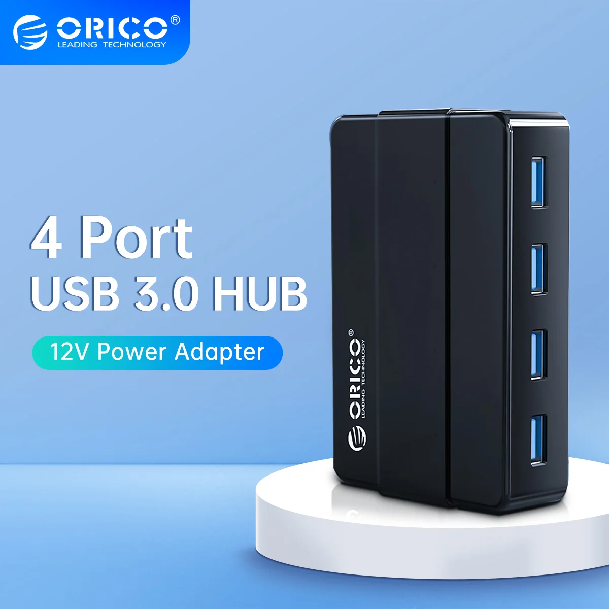 USB-Концентратор ORICO на 4 и 7 портов с адаптером питания 12 В