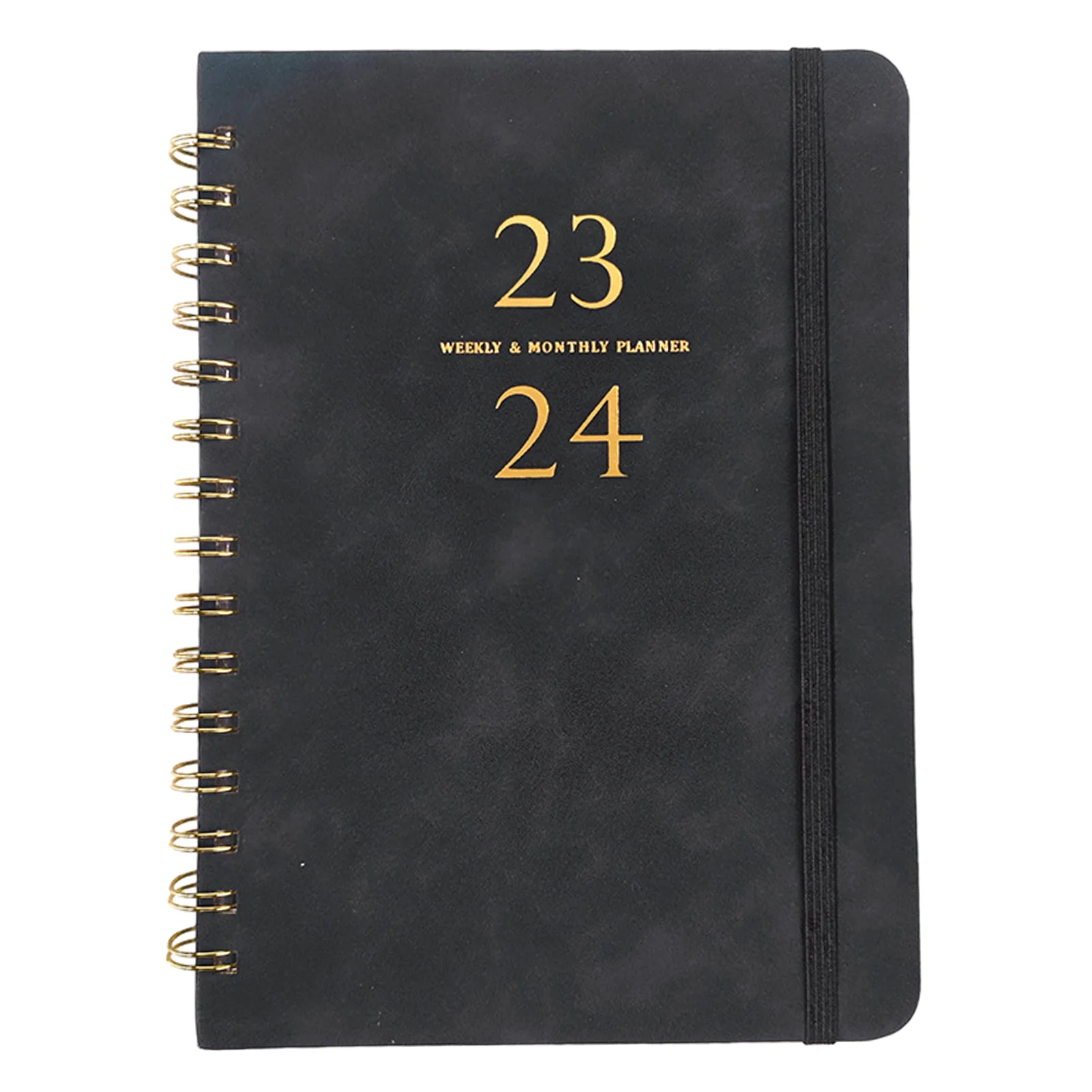 

Writing Office Diary Book Elegant Cover Easy Carrying Academic Manage Home Schedules Multifunction 2023-2024 Shopping Lists
