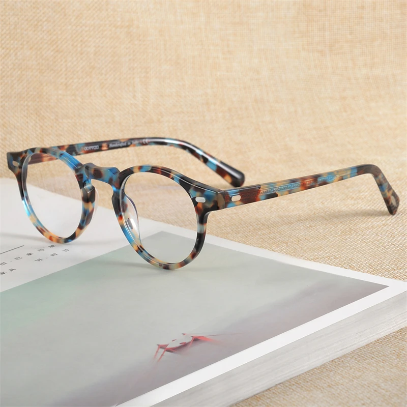 

Vintage Optical Glasses Frame OV5186 Eyeglass for women men Spetacle eyewear frame Gregory Peck Myopia Prescription Glasses