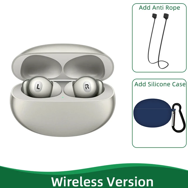 OPPO ENCO X2 gold wireless + anti-lose cable + blue case