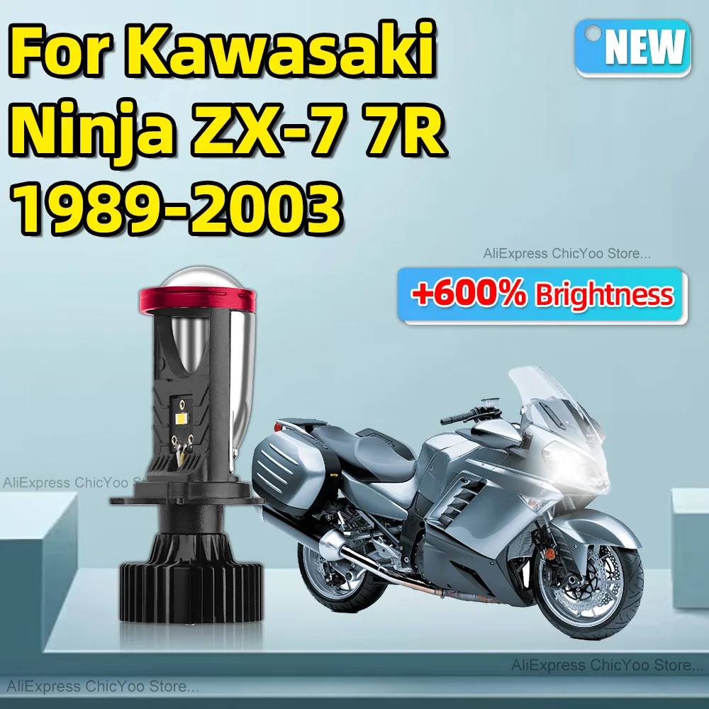1 шт. линза проектора H4 LED CSP чип мотоциклетная фара 12 В Y12 для Kawasaki Ninja ZX-7 7R 1989 1990-2003