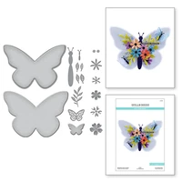 2022 spring butterfly beeblossom cloudscape pies etched cutting dies diy craft paper scrapbooking album decoration embossed mold