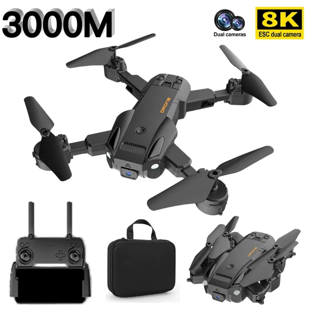 

Дрон GPS 5G 8K HD Дрон профессиональная двойная камера WIFI FPV обход препятствий складной Квадрокоптер Вертолет Дистанционное управление 3000 м
