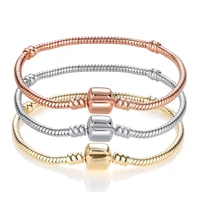new fashion charm original classic hot sale snake bone chain fits original ladies beaded exquisite bracelet