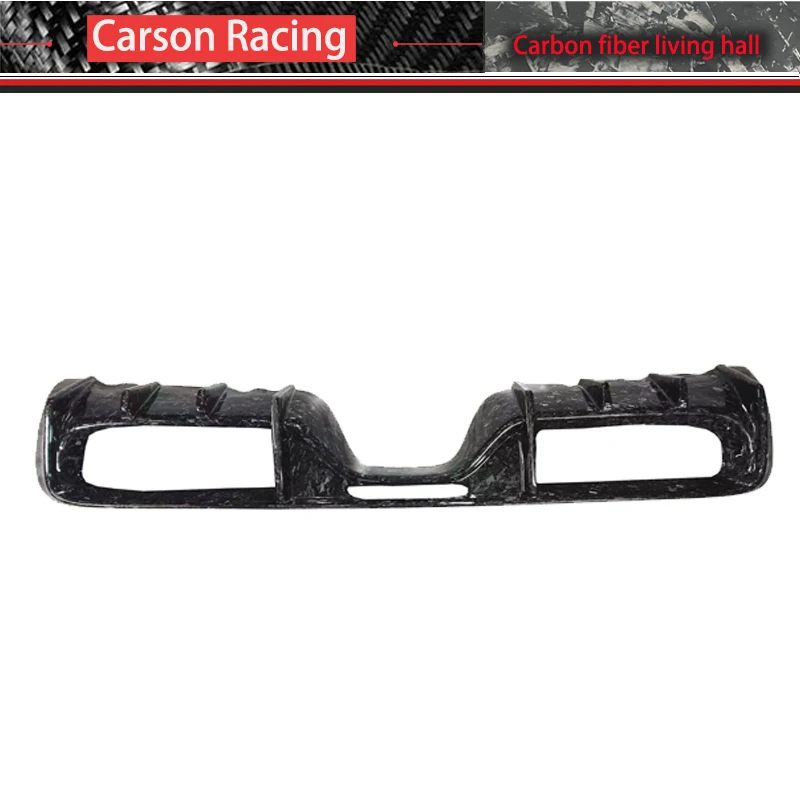 Для Mini Cooper S F55 F56 F57 влажный задний диффузор из углеродного волокна с тормозным